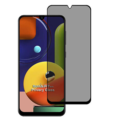 Samsung Galaxy A30S Yandan Görünmeyen 5D Hayalet Ekran Koruyucu