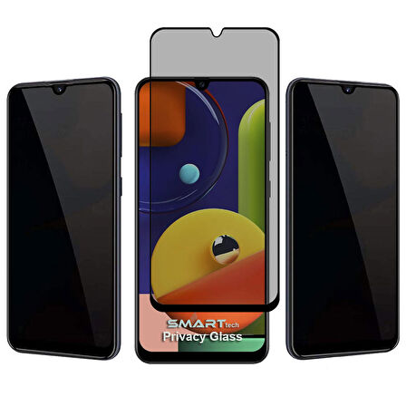 Samsung Galaxy A30S Yandan Görünmeyen 5D Hayalet Ekran Koruyucu