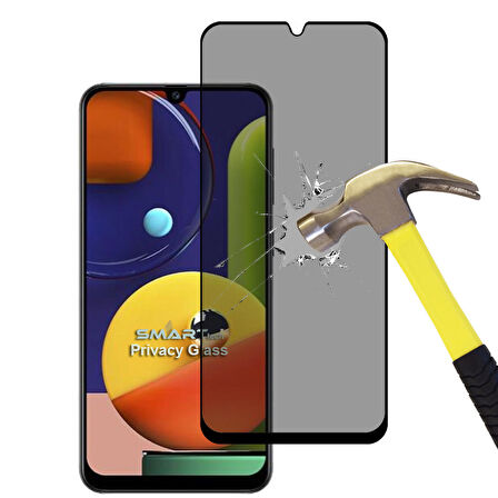 Samsung Galaxy A50S Yandan Görünmeyen 5D Hayalet Ekran Koruyucu