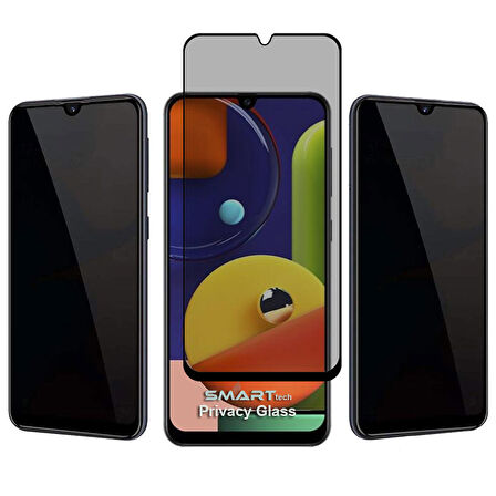 Samsung Galaxy A50S Yandan Görünmeyen 5D Hayalet Ekran Koruyucu