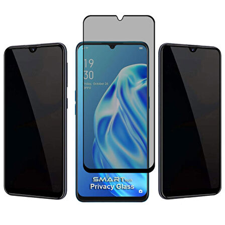 Samsung Galaxy A91 Yandan Görünmeyen 5D Hayalet Ekran Koruyucu