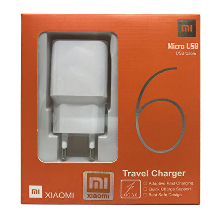 Xiaomi MDY-08-EW Micro USB Hızlı Şarj Aleti Beyaz