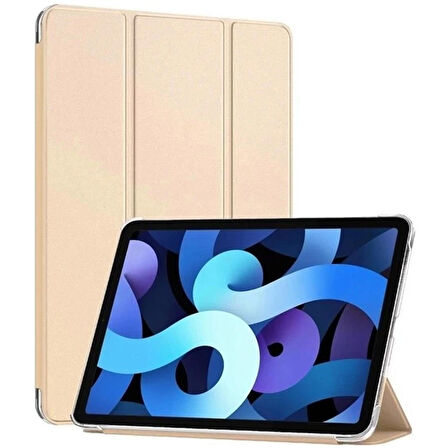 Apple Ipad 2 / 3 / 4 Smart Cover Arkası Şeffaf Tablet Kılıfı