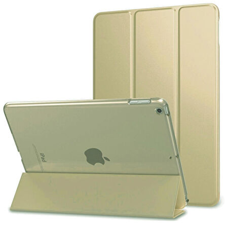 Apple Ipad 2 / 3 / 4 Smart Cover Arkası Şeffaf Tablet Kılıfı