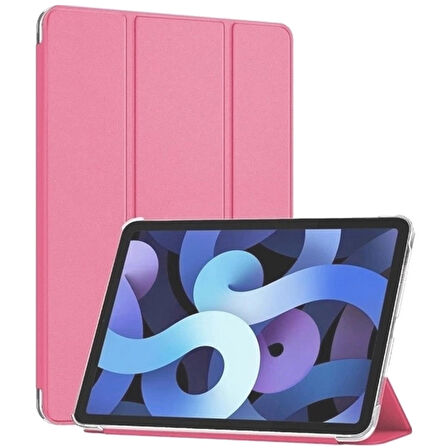 Apple Ipad 2 / 3 / 4 Smart Cover Arkası Şeffaf Tablet Kılıfı