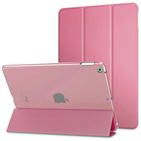 Apple Ipad 2 / 3 / 4 Smart Cover Arkası Şeffaf Tablet Kılıfı