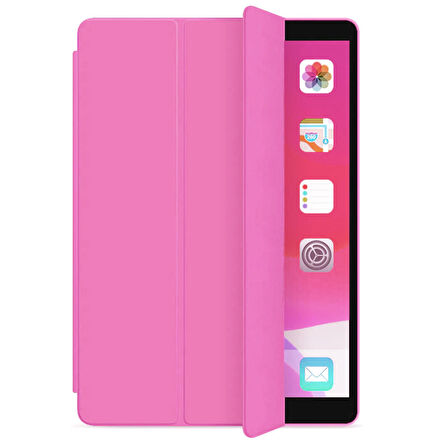 Apple Ipad 2 / 3 / 4 Smart Cover Arkası Şeffaf Tablet Kılıfı