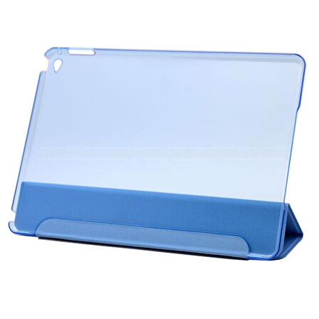 Apple Ipad Mini 4 Mini 5 Smart Cover Üçgen Stand Arkası Şeffaf Tablet Kılıfı