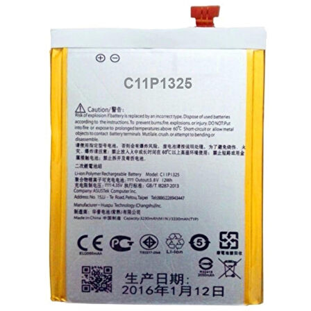 Asus Zenfone 6 Batarya Pil C11P1325 3300 mAh