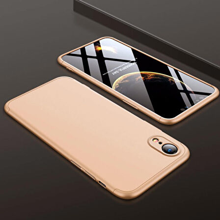 Apple Iphone XR GKK Kılıf 360 Derece Tam Koruma