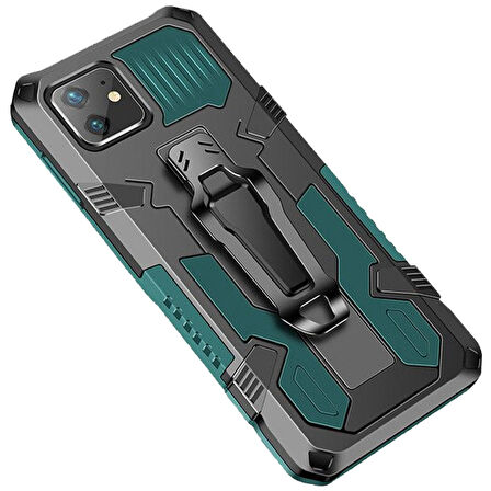 Apple Iphone 12 Mini 5,4 inç Zırh Tank Kılıf Yüksek Koruma