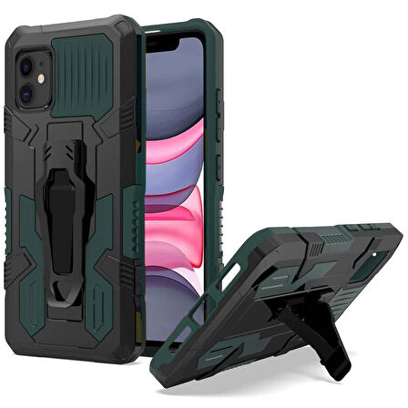 Apple Iphone 12 Mini 5,4 inç Zırh Tank Kılıf Yüksek Koruma