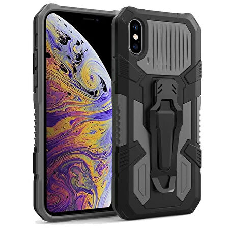 Apple Iphone XS Max Zırh Tank Kılıf Yüksek Koruma