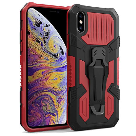 Apple Iphone XS Max Zırh Tank Kılıf Yüksek Koruma