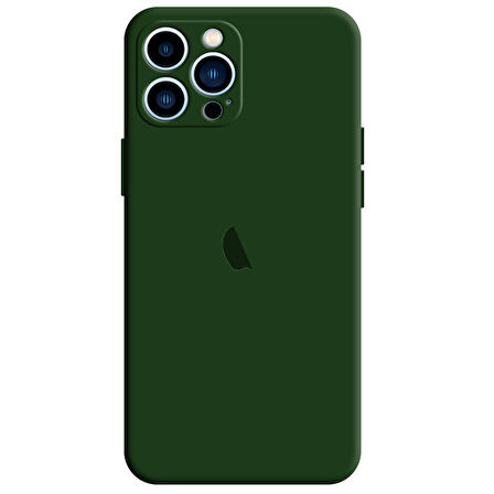 Apple iPhone 12 Pro Max Kamera Korumalı Silikon İçi Kadife Lansman Kılıf