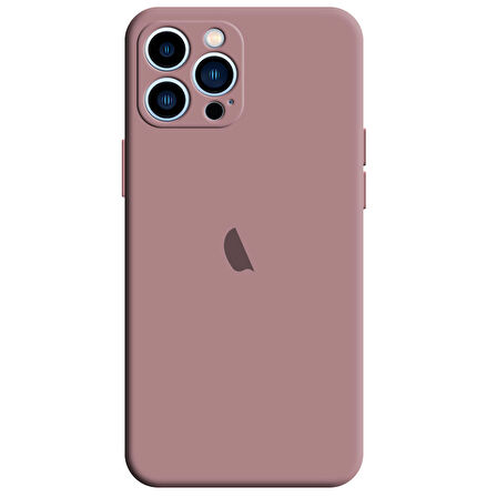 Apple iPhone 12 Pro Max Kamera Korumalı Silikon İçi Kadife Lansman Kılıf