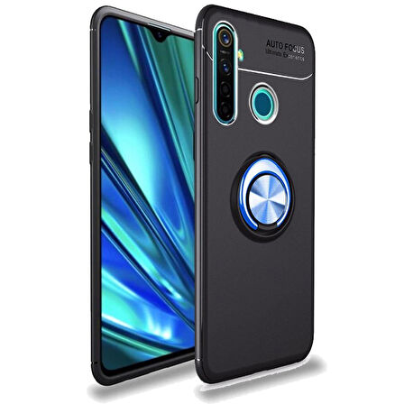 Realme 5 Yüzüklü Power Silikon Kılıf