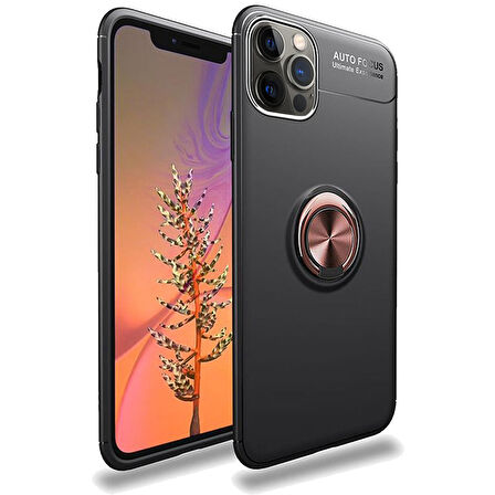 Apple Iphone 12 Pro Max Yüzüklü Power Silikon Kılıf