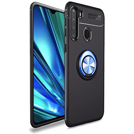 Samsung Galaxy A21 Yüzüklü Power Silikon Kılıf