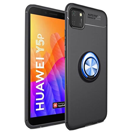 Huawei Y5P Yüzüklü Power Silikon Kılıf