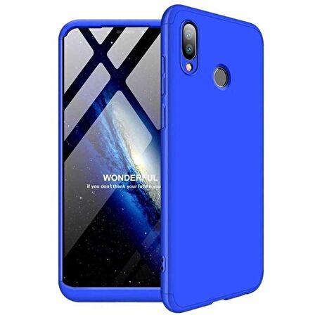 Huawei P Smart 2019 GKK Kılıf 360 Derece Tam Koruma