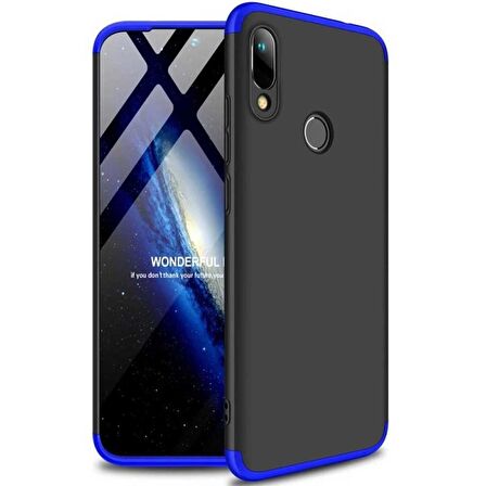 Huawei Y9 2019 GKK Kılıf 360 Derece Tam Koruma