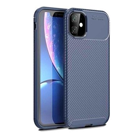 Apple Iphone 12 Mini Karbon Desenli Negro Silikon Kılıf
