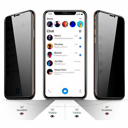 Huawei P Smart 2020 Yandan Görünmeyen 5D Hayalet Cam Ekran Koruyucu