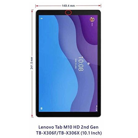 Lenovo Tab M10 HD 2nd Gen 2 Nesil X306F X306X Nano Ekran Koruyucu