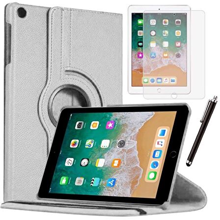 Apple iPad 5 Nesil / 6 Nesil Kılıf Ekran Koruyucu Ve Kalem Set