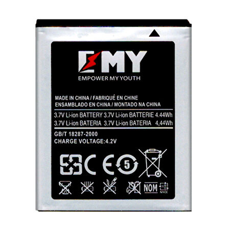 Samsung Wave 525 S5250 Uyumlu EMY Batarya