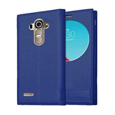 LG G4 Uyumlu Pencereli Kapaklı Magnum Kılıf