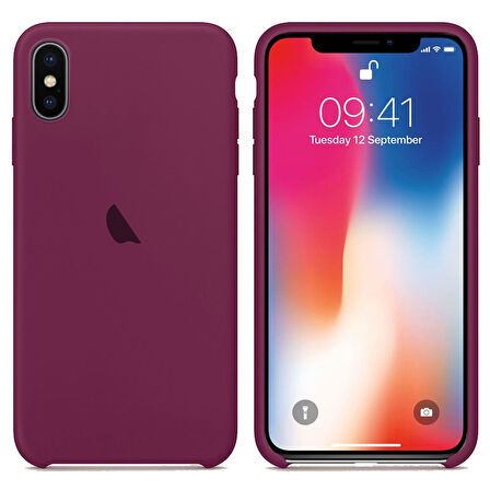 Apple iPhone X / iPhone XS Silikon içi Kadife Lansman Kılıf