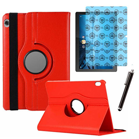 Lenovo Tab M10 TB X505F Uyumlu Kılıf Ekran Koruyucu Ve Kalem Set