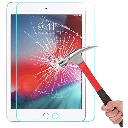 Apple iPad 7. Nesil A2197 A2198 A2200 Uyumlu Ekran Koruyucu Kırılmaz Cam