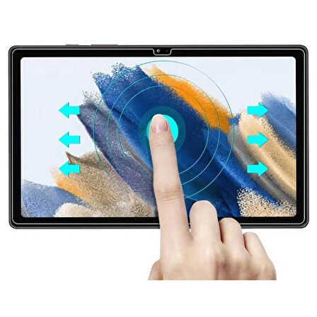 Samsung Galaxy Tab A8 SM X200 Uyumlu 10,5 inç Temperli Cam Ekran Koruyucu