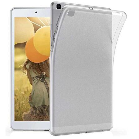 Samsung Galaxy Tab A7 Lite SM T220 T225 Uyumlu Şeffaf Silikon Tablet Kılıfı