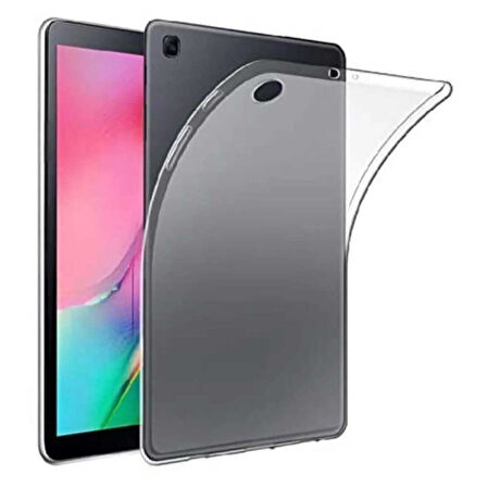 Samsung Galaxy Tab A SM T510 (2019) Uyumlu Şeffaf Silikon Tablet Kılıfı