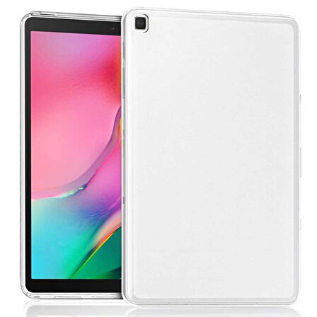 Samsung Galaxy Tab A SM T510 (2019) Uyumlu Şeffaf Silikon Tablet Kılıfı