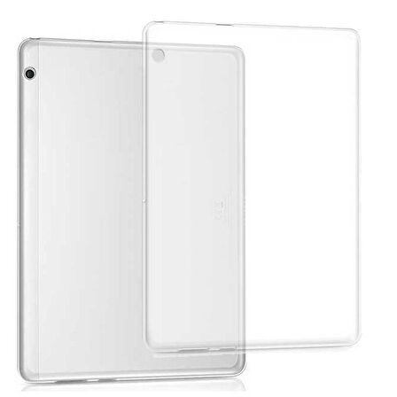 Huawei MediaPad T3 10 inç Uyumlu Şeffaf Silikon Tablet Kılıfı