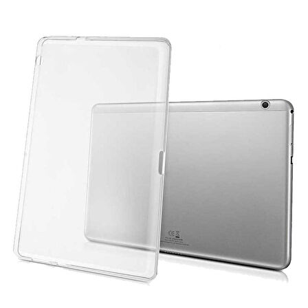 Huawei MediaPad T3 10 inç Uyumlu Şeffaf Silikon Tablet Kılıfı