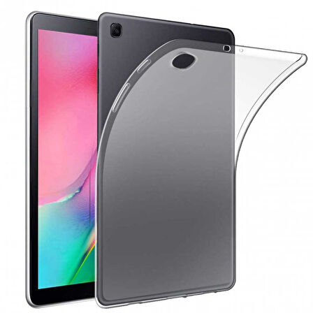 Samsung Galaxy Tab A SM T290 8 inç Uyumlu Şeffaf Silikon Tablet Kılıfı