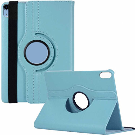 Apple iPad 10. Nesil / iPad A16 Uyumlu 10,9 inç Döner Standlı Tablet Kılıfı