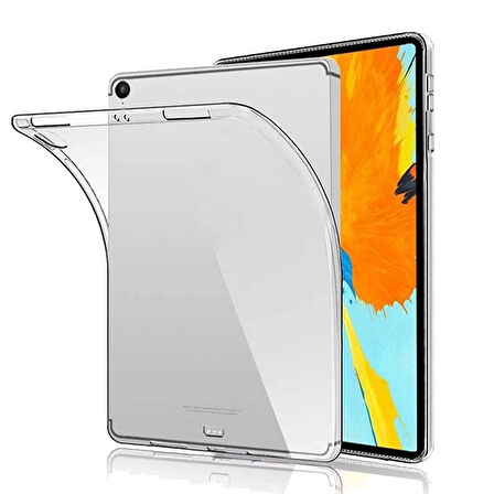 Apple iPad Air M2 / iPad Air M3 Uyumlu Şeffaf Silikon Tablet Kılıfı
