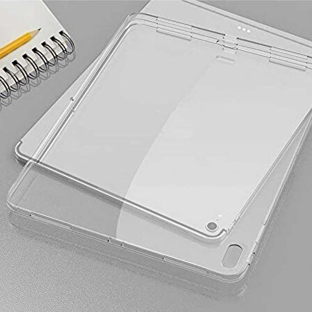 Apple iPad Air M2 / iPad Air M3 Uyumlu Şeffaf Silikon Tablet Kılıfı