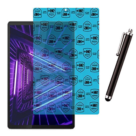 Samsung Galaxy Tab S6 Lite SM P610 Uyumlu Şeffaf Kılıf Cam Kalem Set