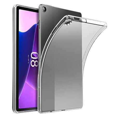 Samsung Galaxy Tab S6 Lite SM P610 Uyumlu Şeffaf Kılıf Cam Kalem Set