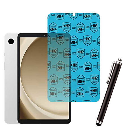 Samsung Galaxy Tab A9 X110 Uyumlu Tablet Kılıfı Cam Ekran Koruyucu Kalem Set