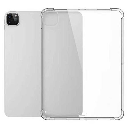 Apple iPad Pro 11 M4 2024 Uyumlu A2836 A2837 Shock Absorbing Şeffaf Tablet Kılıfı