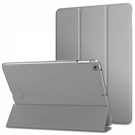 Apple iPad Mini 2 / Mini 3 Smart Cover  Stand Arkası Şeffaf Tablet Kılıfı